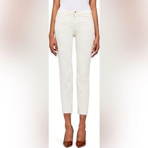 NWT L'AGENCE Sada Ankle Slim Jeans in Blanc Vintage Size 23